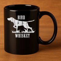 Bird Whiskey Dog 11oz C Handle Ceramic Mug