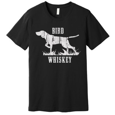 Bird Whiskey Dog Premium T-Shirt