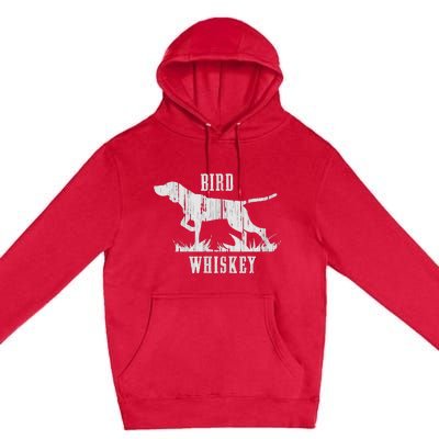 Bird Whiskey Dog Premium Pullover Hoodie