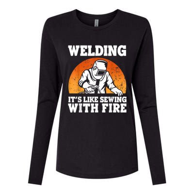 Best Welding Design For Men Women Welder Welding Metal Weld Womens Cotton Relaxed Long Sleeve T-Shirt