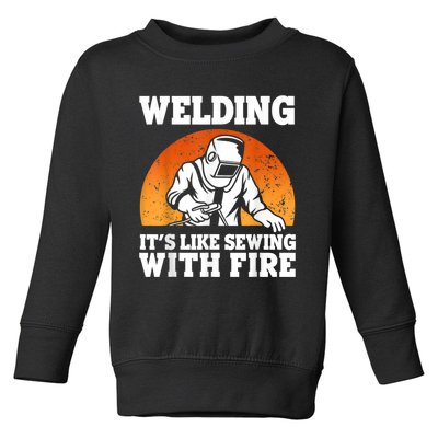 Best Welding Design For Men Women Welder Welding Metal Weld Toddler Sweatshirt