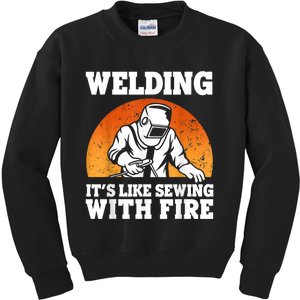 Best Welding Design For Men Women Welder Welding Metal Weld Kids Sweatshirt