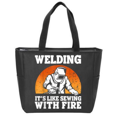 Best Welding Design For Men Women Welder Welding Metal Weld Zip Tote Bag