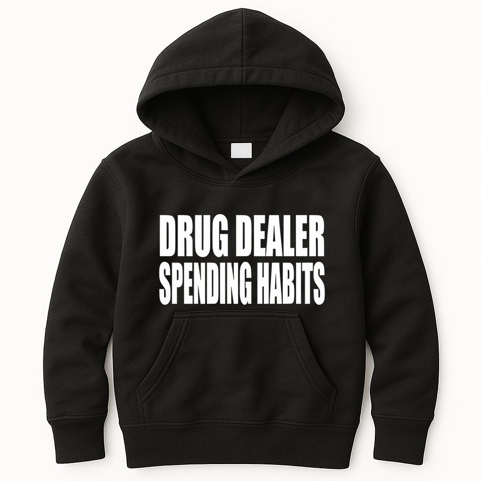 Beatking Wearing Drug Dealer Spending Habits Kids Hoodie