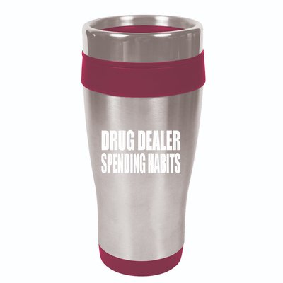 Beatking Wearing Drug Dealer Spending Habits 16oz Travel Tumbler