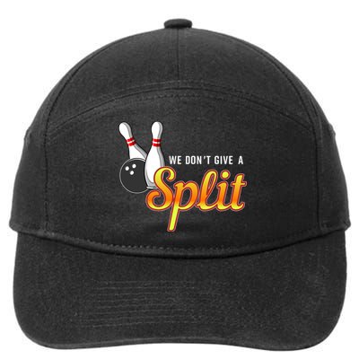 Bowling We Don't Give A Split 7-Panel Snapback Hat