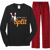 Bowling We Don't Give A Split Long Sleeve Pajama Set