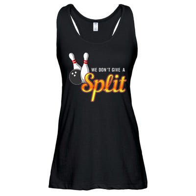 Bowling We Don't Give A Split Ladies Essential Flowy Tank