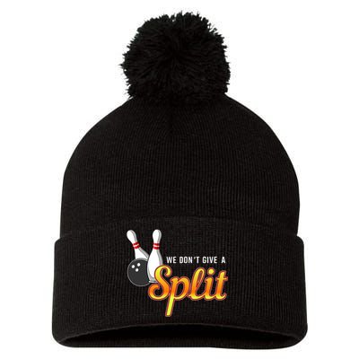 Bowling We Don't Give A Split Pom Pom 12in Knit Beanie