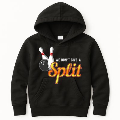 Bowling We Don't Give A Split Kids Hoodie