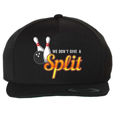 Bowling We Don't Give A Split Wool Snapback Cap