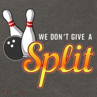 Bowling We Don't Give A Split Cotton Canvas Backpack