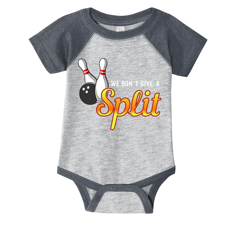 Bowling We Don't Give A Split Infant Baby Jersey Bodysuit