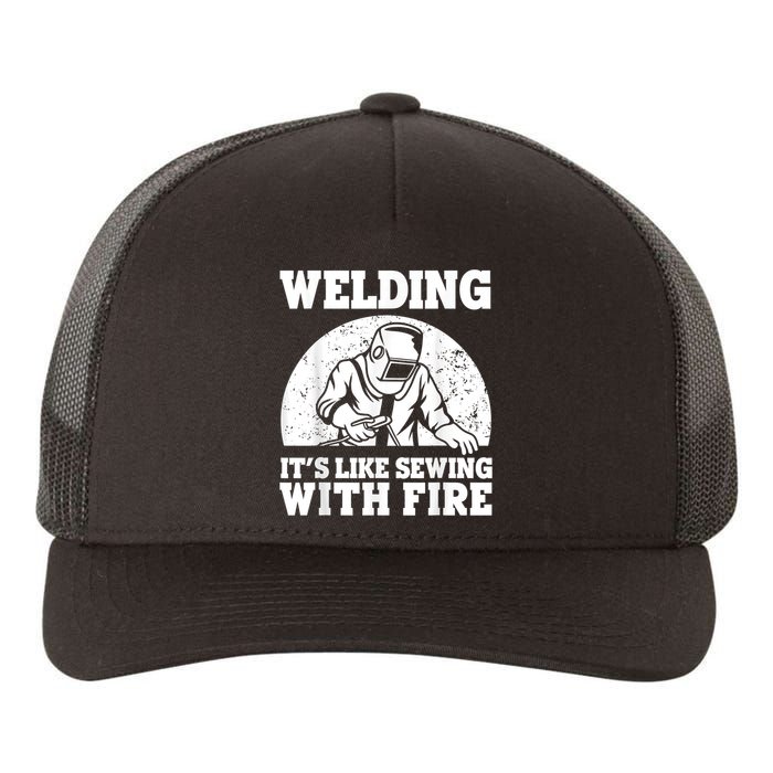 Best Welding Design For Men Women Welder Welding Metal Weld Yupoong Adult 5-Panel Trucker Hat