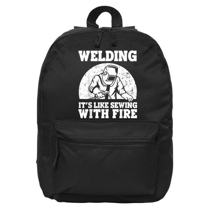 Best Welding Design For Men Women Welder Welding Metal Weld 16 in Basic Backpack