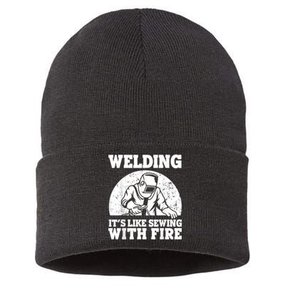 Best Welding Design For Men Women Welder Welding Metal Weld Sustainable Knit Beanie