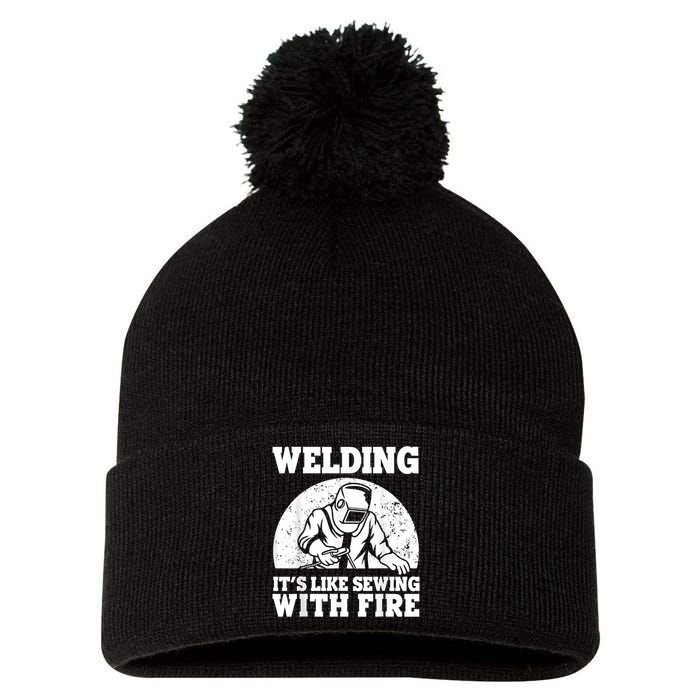 Best Welding Design For Men Women Welder Welding Metal Weld Pom Pom 12in Knit Beanie