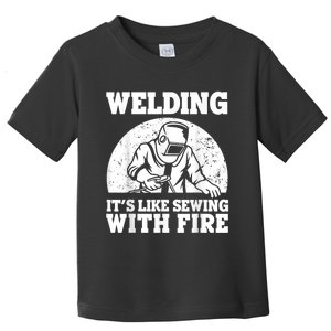 Best Welding Design For Men Women Welder Welding Metal Weld Toddler T-Shirt