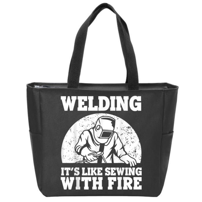 Best Welding Design For Men Women Welder Welding Metal Weld Zip Tote Bag