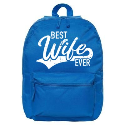 Best Wife Ever Gift 16 in Basic Backpack