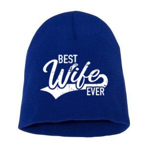 Best Wife Ever Gift Short Acrylic Beanie