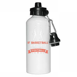 Basketball Wasn't Easy Dunking Basketball Player Baller Aluminum Water Bottle