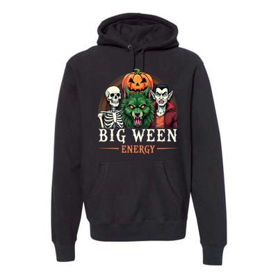 Big Ween Energy Funny Halloween Premium Hoodie