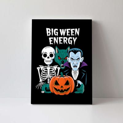 Big Ween Energy Funny Halloween Canvas