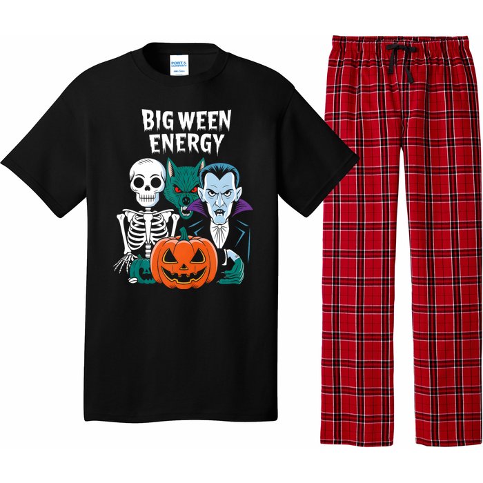 Big Ween Energy Funny Halloween Pajama Set