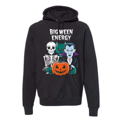 Big Ween Energy Funny Halloween Premium Hoodie