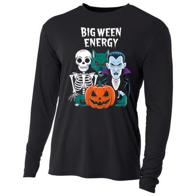 Big Ween Energy Funny Halloween Cooling Performance Long Sleeve Crew