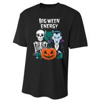 Big Ween Energy Funny Halloween Performance Sprint T-Shirt