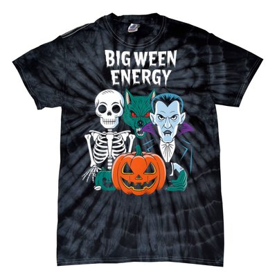 Big Ween Energy Funny Halloween Tie-Dye T-Shirt