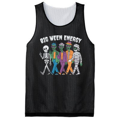 Big Ween Energy Funny Halloween Big Ween Energy Mesh Reversible Basketball Jersey Tank