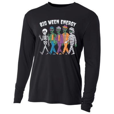 Big Ween Energy Funny Halloween Big Ween Energy Cooling Performance Long Sleeve Crew