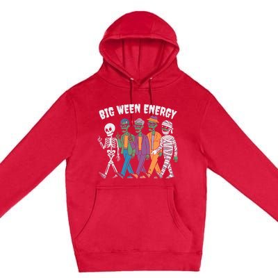 Big Ween Energy Funny Halloween Big Ween Energy Premium Pullover Hoodie