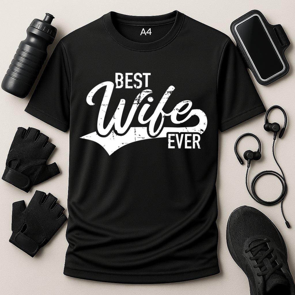 Best Wife Ever Gift Cooling Performance Crew T-Shirt