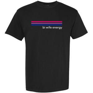 Bi Wife Energy Bisexual Pride Flag Bisexuality Lgbtq Garment-Dyed Heavyweight T-Shirt