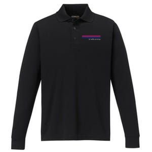 Bi Wife Energy Bisexual Pride Flag Bisexuality Lgbtq Performance Long Sleeve Polo