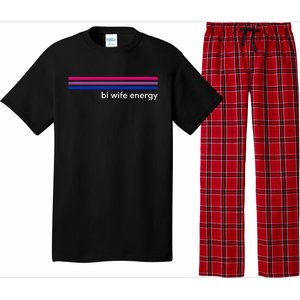 Bi Wife Energy Bisexual Pride Flag Bisexuality Lgbtq Pajama Set