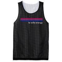 Bi Wife Energy Bisexual Pride Flag Bisexuality Lgbtq Mesh Reversible Basketball Jersey Tank