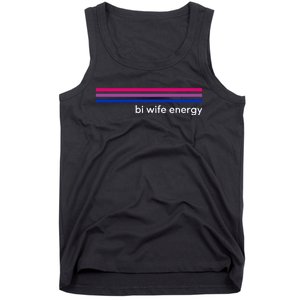 Bi Wife Energy Bisexual Pride Flag Bisexuality Lgbtq Tank Top