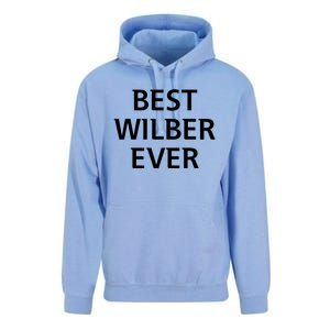 Best Wilber Ever Funny Personalized First Name Unisex Surf Hoodie