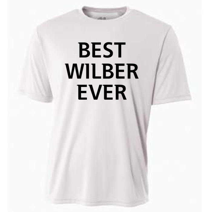 Best Wilber Ever Funny Personalized First Name Cooling Performance Crew T-Shirt