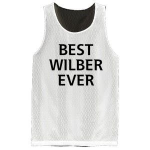 Best Wilber Ever Funny Personalized First Name Mesh Reversible Basketball Jersey Tank