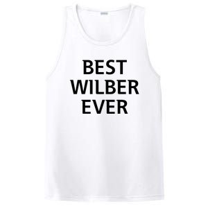 Best Wilber Ever Funny Personalized First Name PosiCharge Competitor Tank