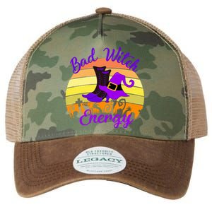 Bad Witch Energy Cute Goth Halloween Witch Funny Witch Cute Gift Legacy Tie Dye Trucker Hat