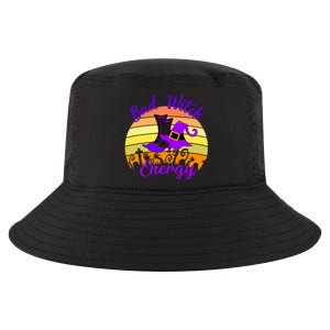 Bad Witch Energy Cute Goth Halloween Witch Funny Witch Cute Gift Cool Comfort Performance Bucket Hat