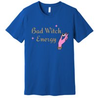 Bad Witch Energy Eyeball Spooky Halloween Vibes Gift Premium T-Shirt