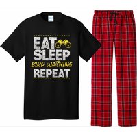 Birds Watch Eat Sleep Repeat Train Birds Hobby Bird Guide Pajama Set